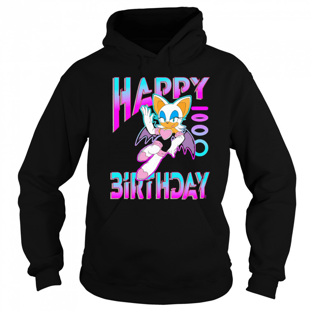 Hedgehog Rouge Happy Birthday shirt Hoodie