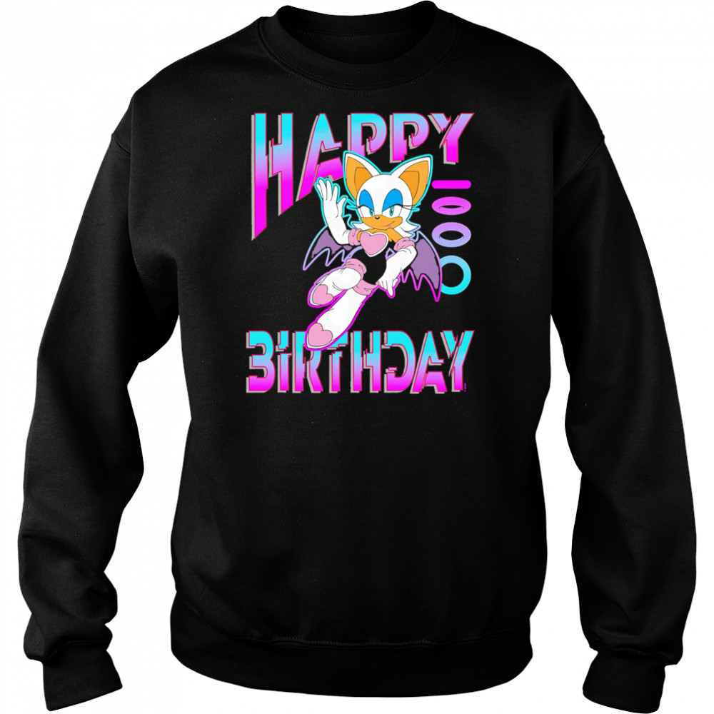Hedgehog Rouge Happy Birthday shirt Sweatshirt