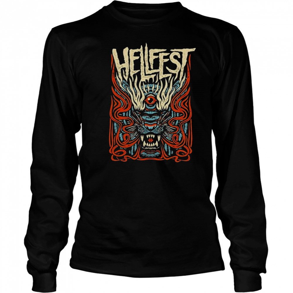 Hellfest Savage Tiger Out Of Bounds On June 19 22 2025 T shirts Long Sleeved