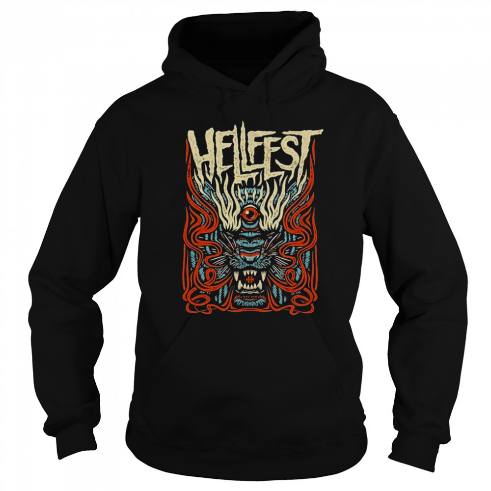 Hellfest Savage Tiger Out Of Bounds On June 19 22 2025 T shirts Hoodie