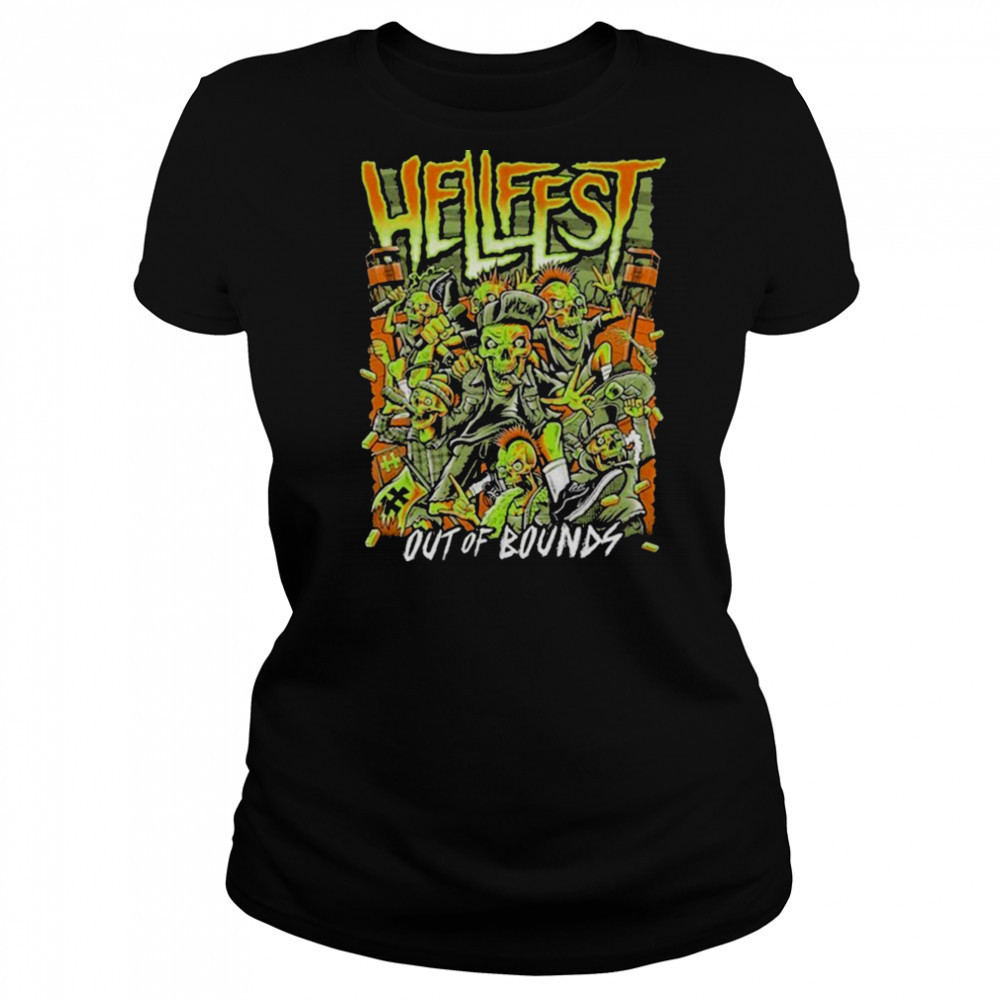 Hellfest Warzone Out Of Bounds On June 19 22 2025 T shirts Women's T-shirt
