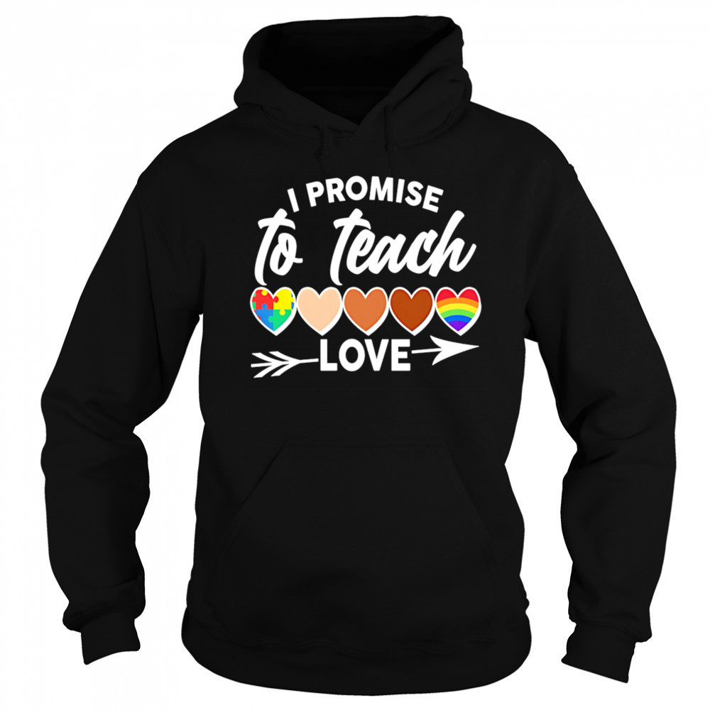 I Promise To Teach Love pride shirt Hoodie
