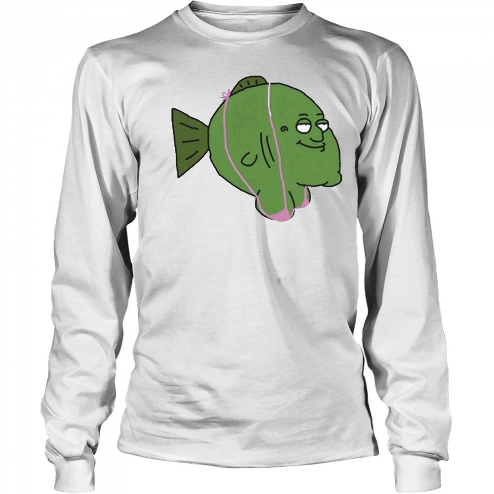 Interesting Fish T-shirt Long Sleeved