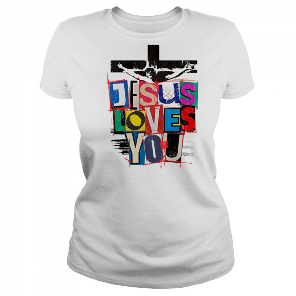 Jesus loves you pride vintage shirt Women's T-shirt