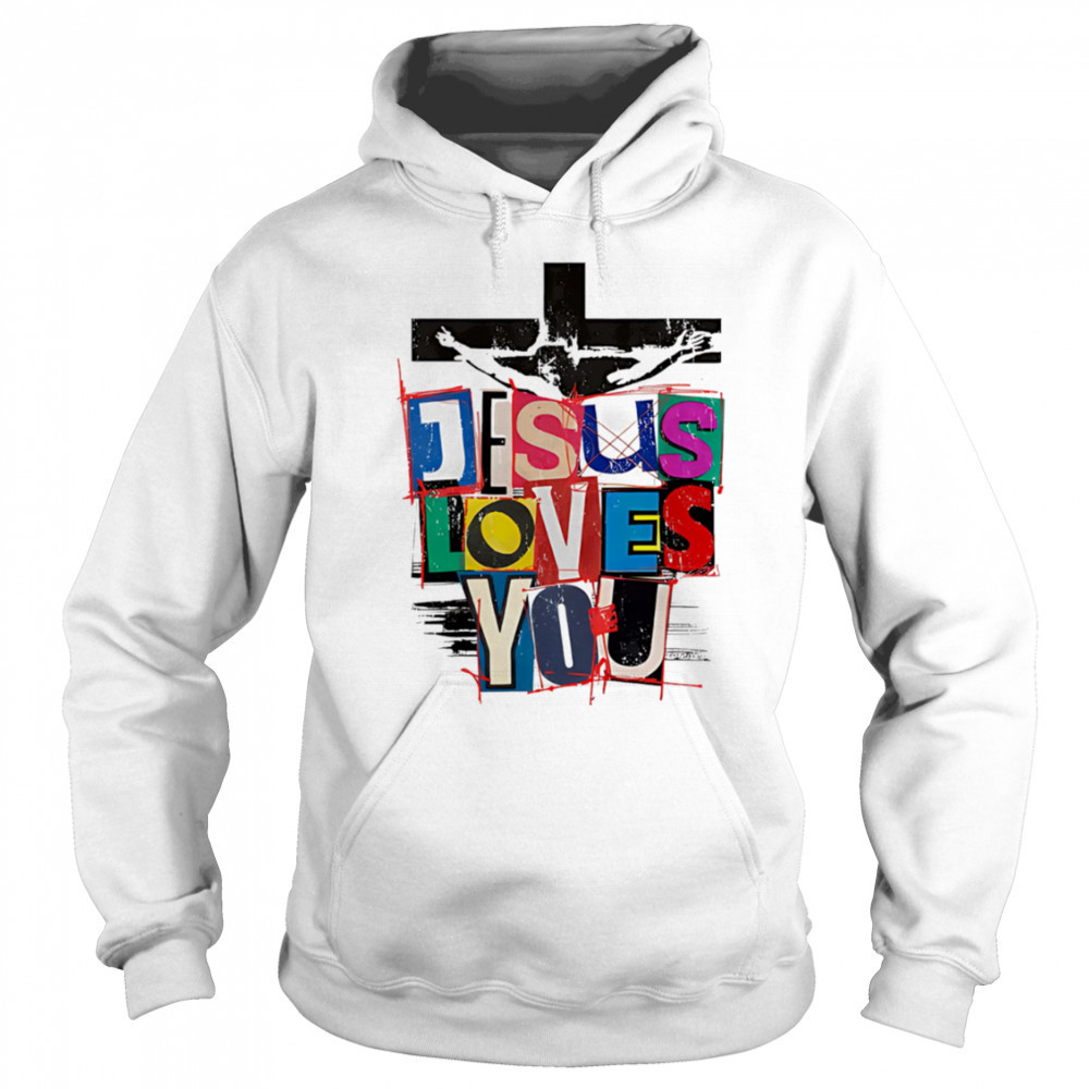 Jesus loves you pride vintage shirt Hoodie