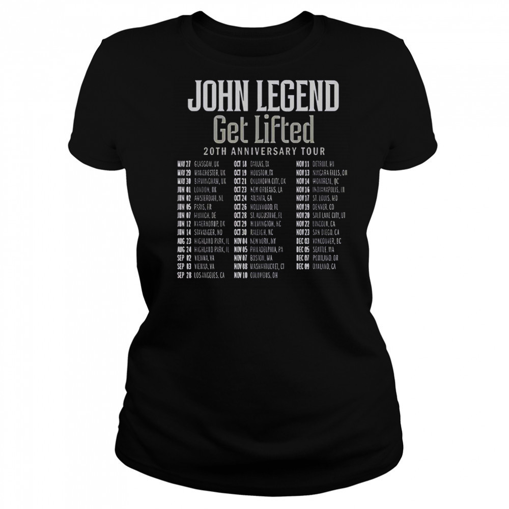 John Legend Get Lifted 20th Anniversary World Tour 2025 T-Shirt Women's T-shirt