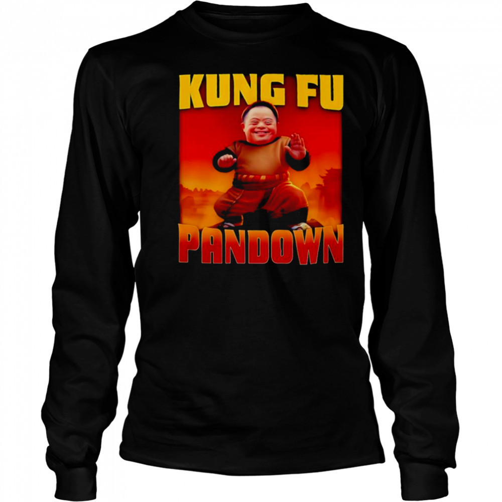 Kung Fu Pandown shirt Long Sleeved