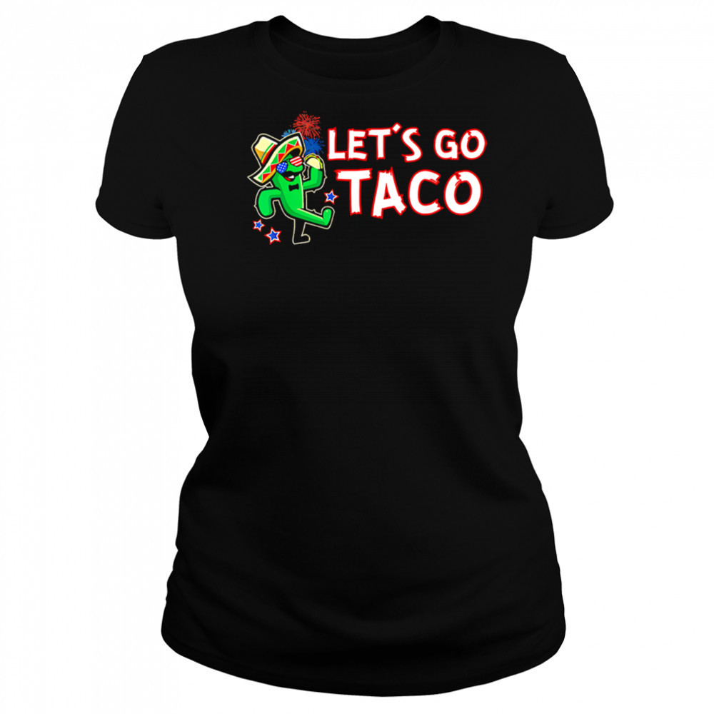 Let’s Go Taco Trump Always Chickens Out Tee shirt Women's T-shirt