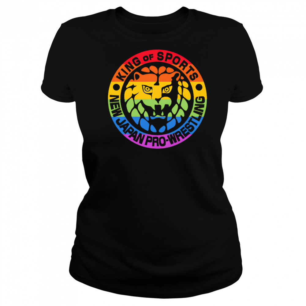 Lion Mark Pride King of sports new Japan pro wrestling shirt Women's T-shirt