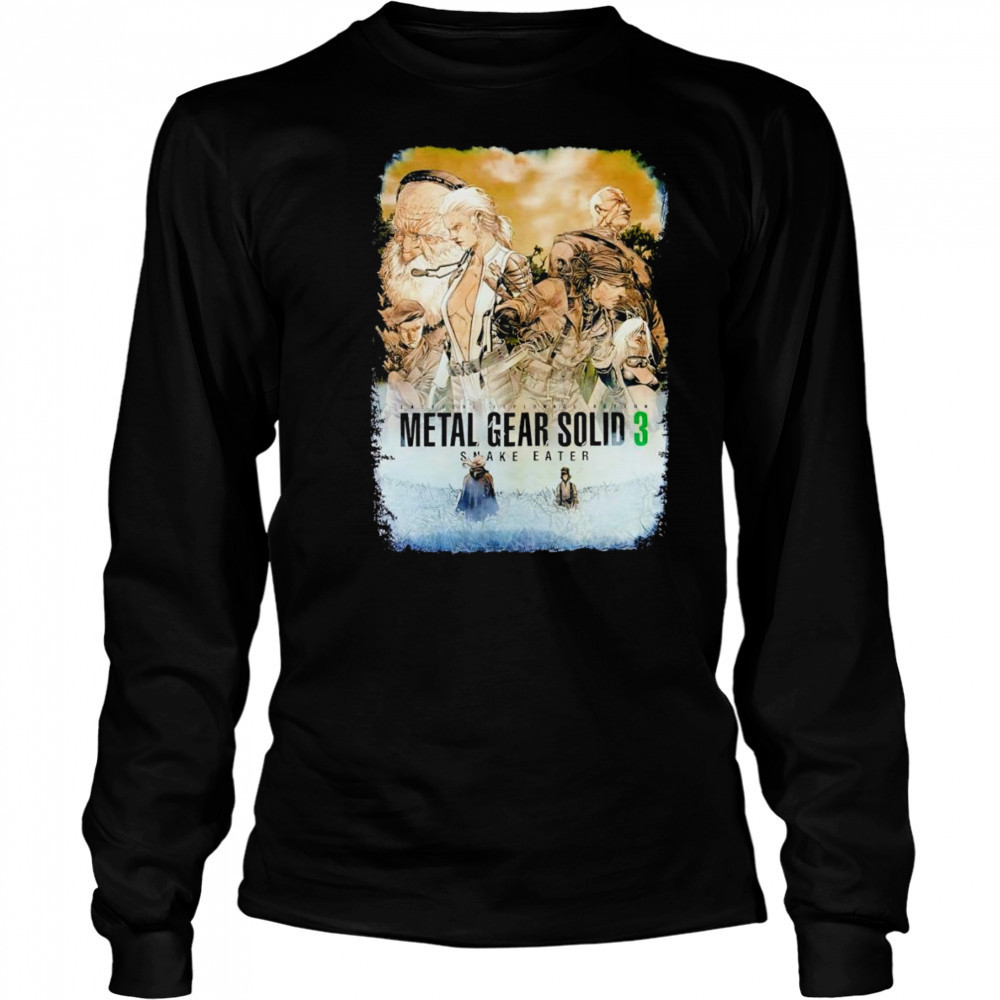 Metal Gear Solid 3 snake eater shirt Long Sleeved