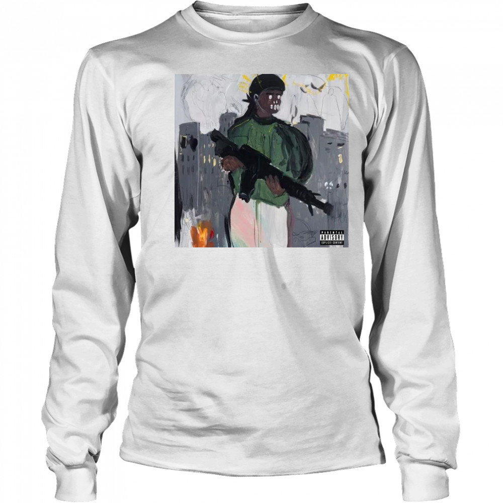 Mg Knowledge Dolor En Efectivo Camiseta Negra Shirt Long Sleeved