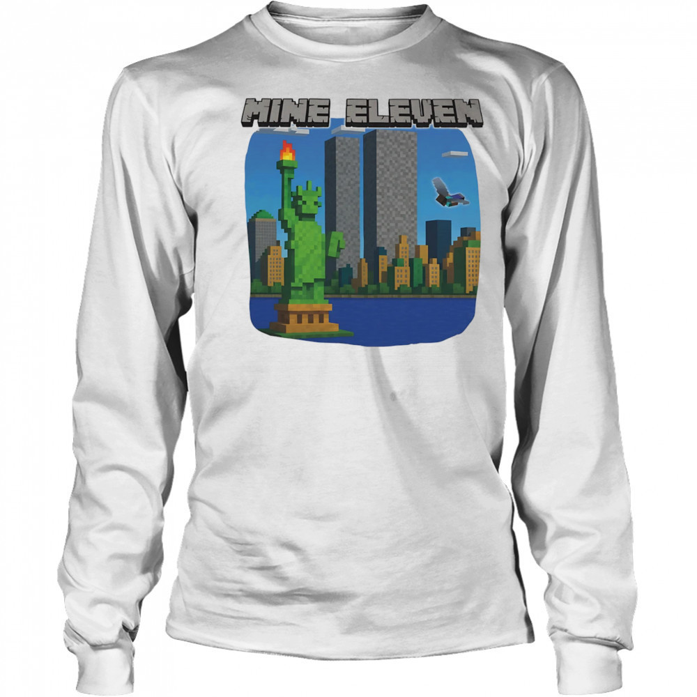 Mine Eleven Steve X Elytra shirt Long Sleeved