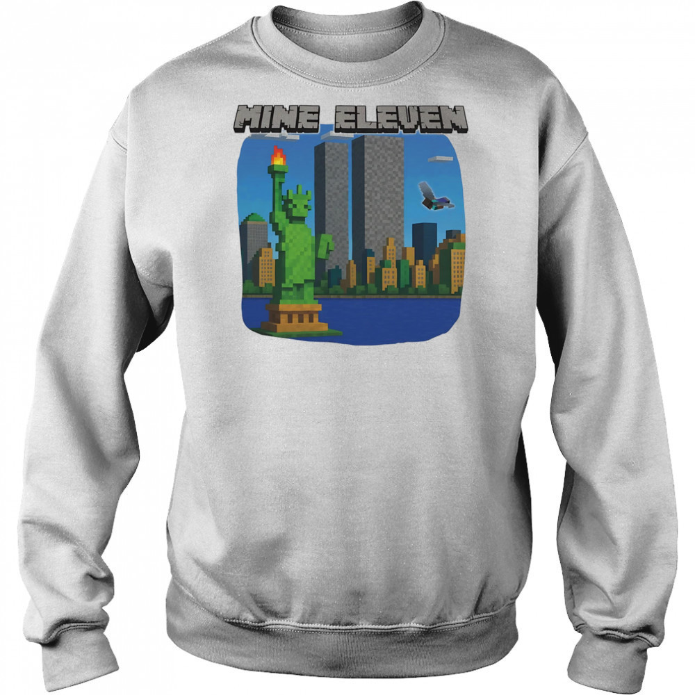 Mine Eleven Steve X Elytra shirt Sweatshirt