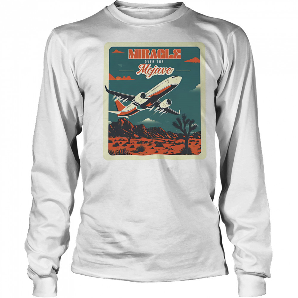 Miracle over the Mojave plane shirt Long Sleeved