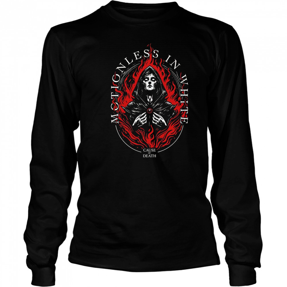 Motionless In White Cause Of Death Shirt Long Sleeved