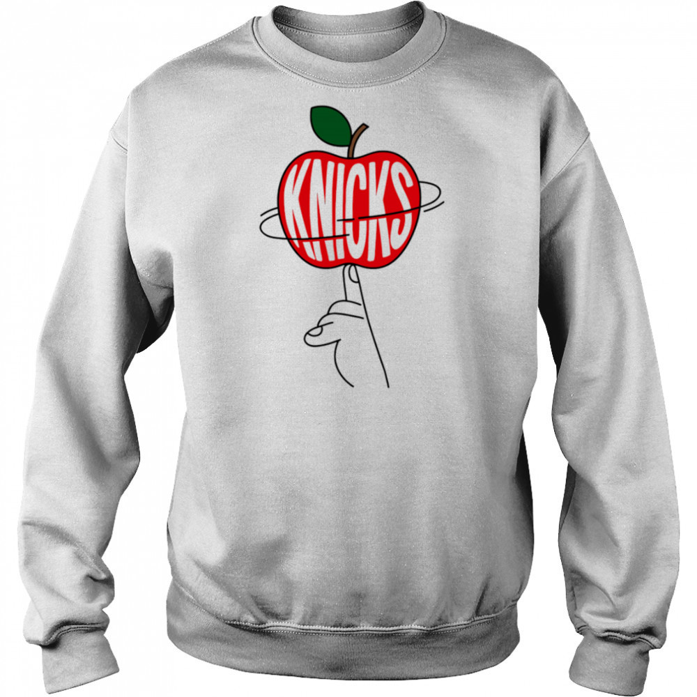New York Knicks apple shirt Sweatshirt