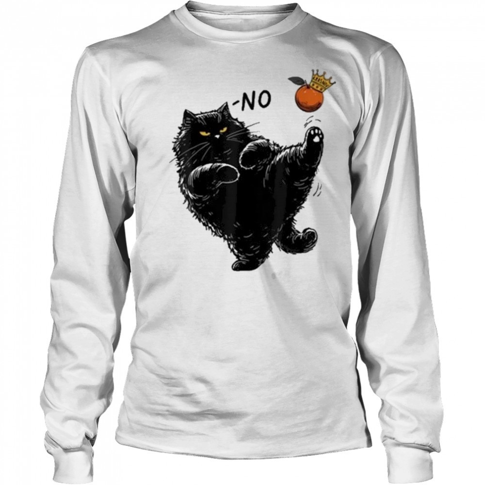 No Kings In America Black Cat Shirt Long Sleeved
