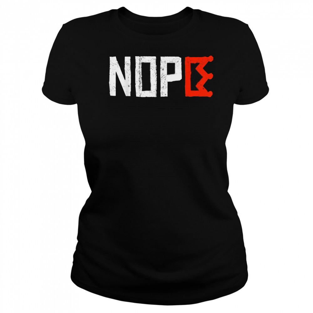 No Kings Nope Protest Sign Horizontal T Shirts Women's T-shirt