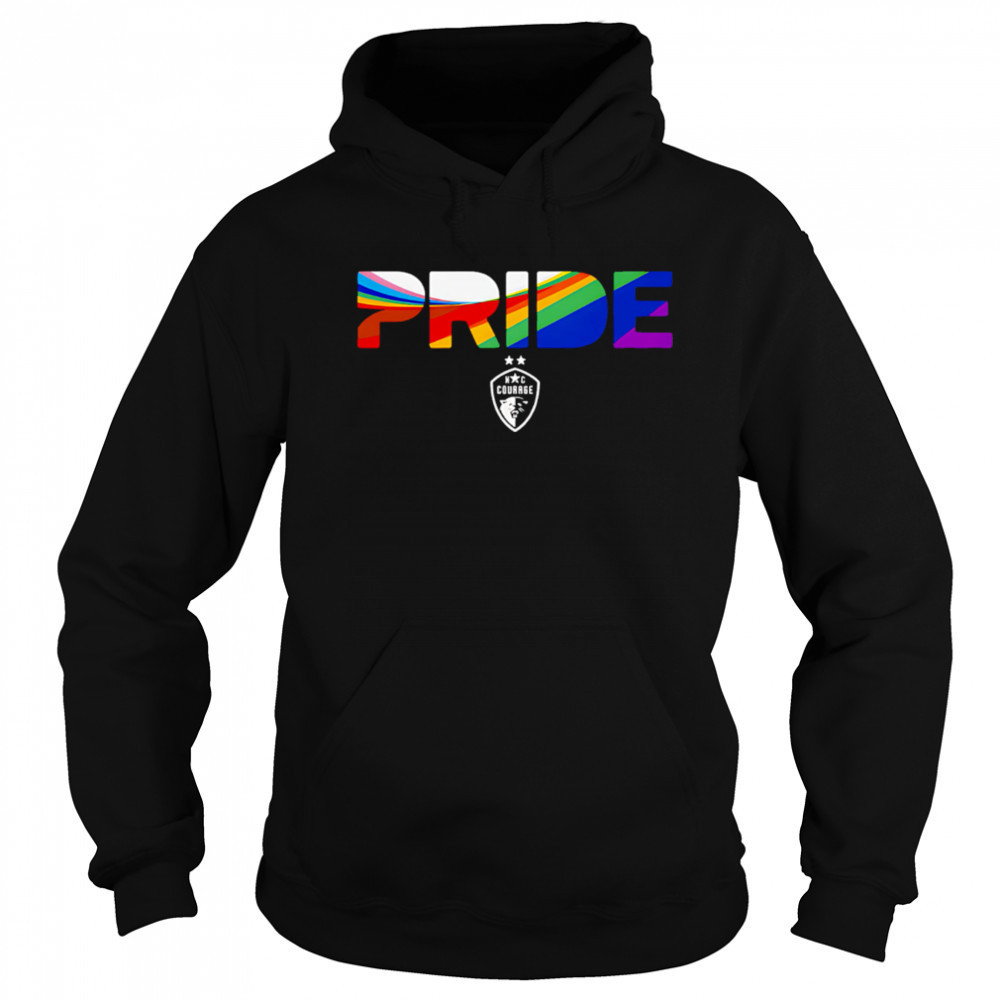 North Carolina Courage Pride Stripes 2025 shirt Hoodie