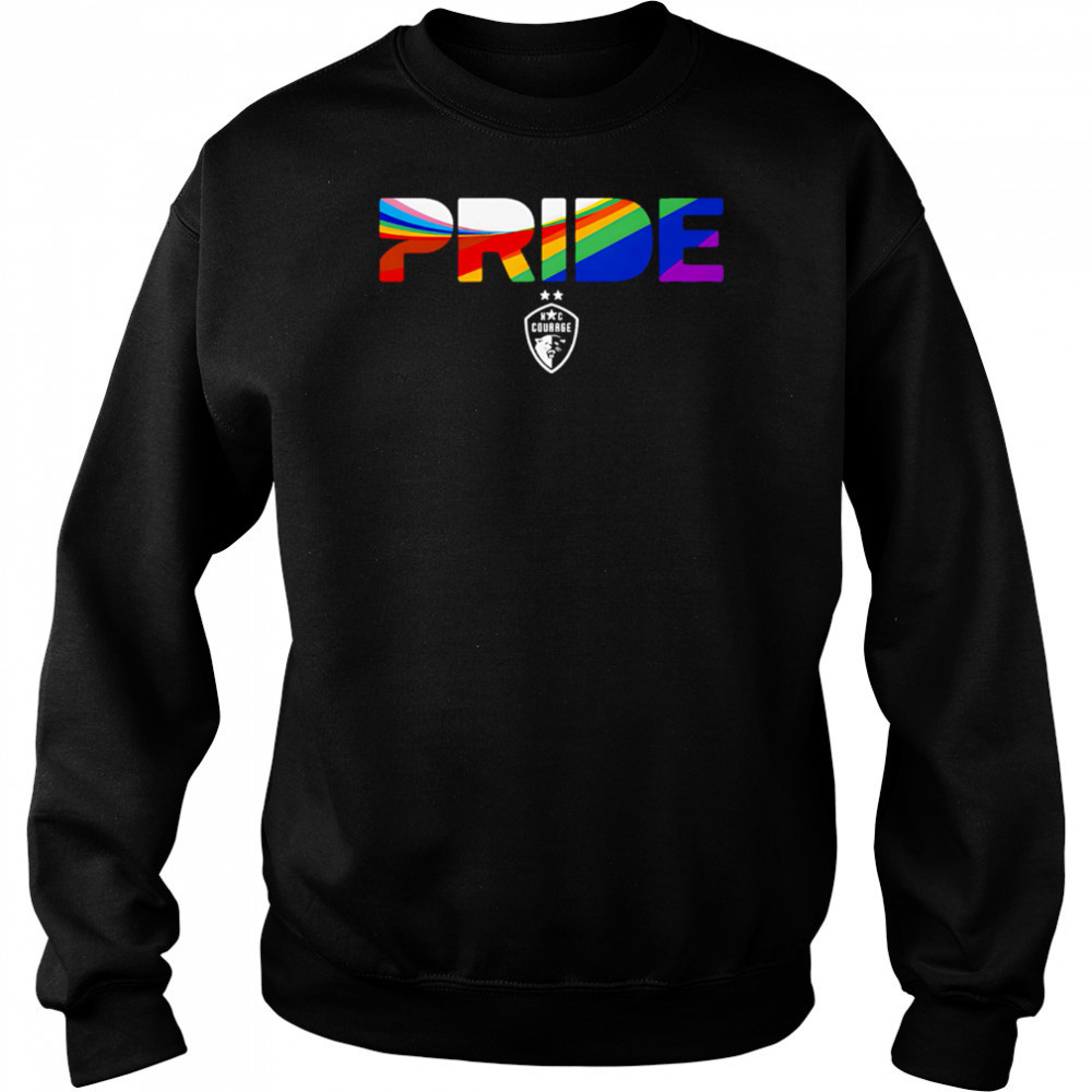 North Carolina Courage Pride Stripes 2025 shirt Sweatshirt