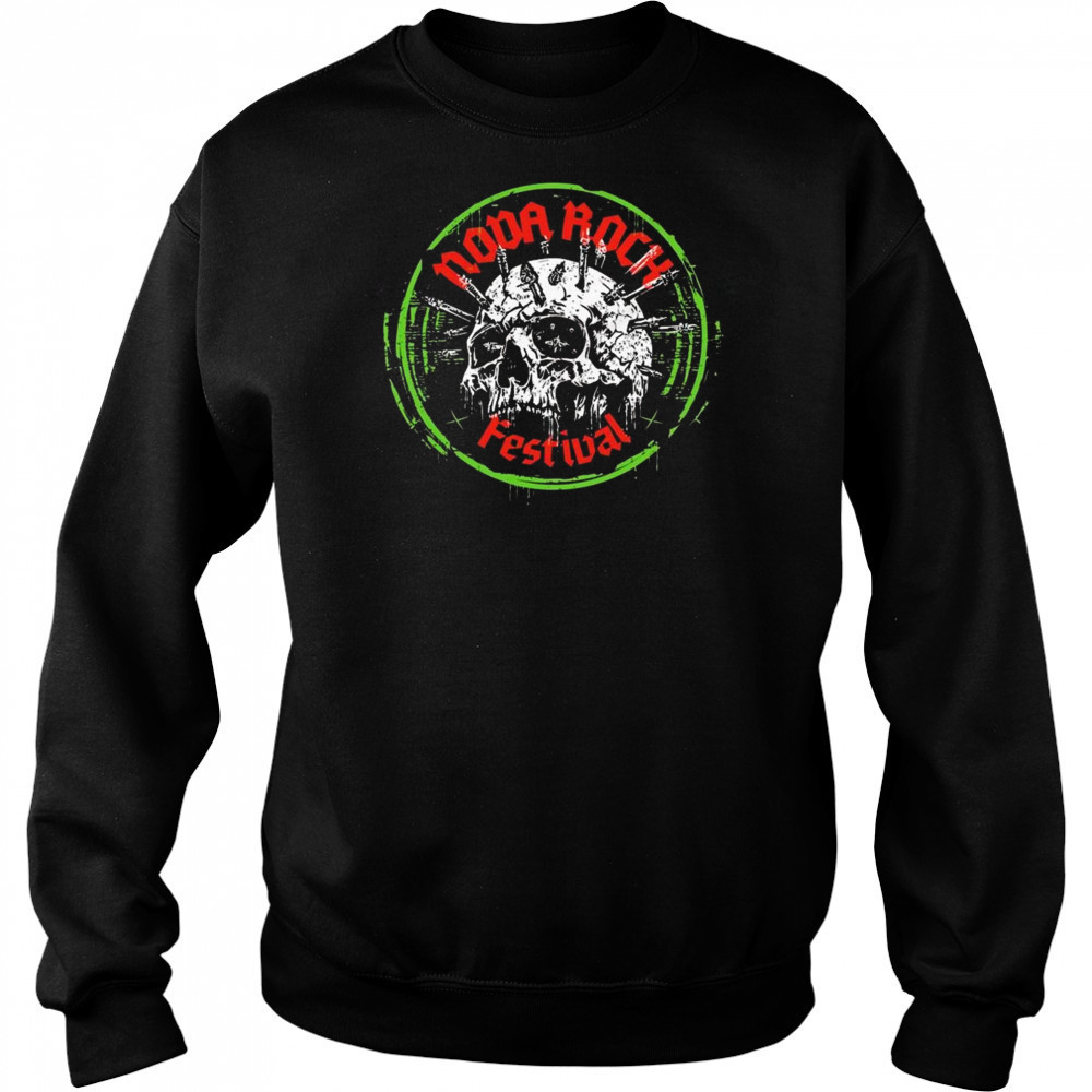 Nova Rock 2025 At Pannonia Fields In Nickelsdorf Austria On June 11-14 2025 Acid Skull Shirt Sweatshirt