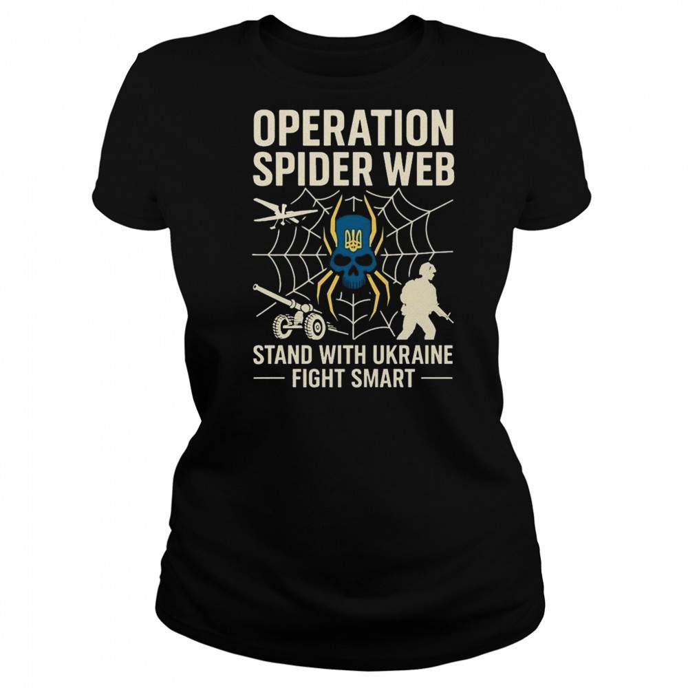 Operation Spider Web Ukraine Stand With Ukraine Military Support Shirt Women's T-shirt