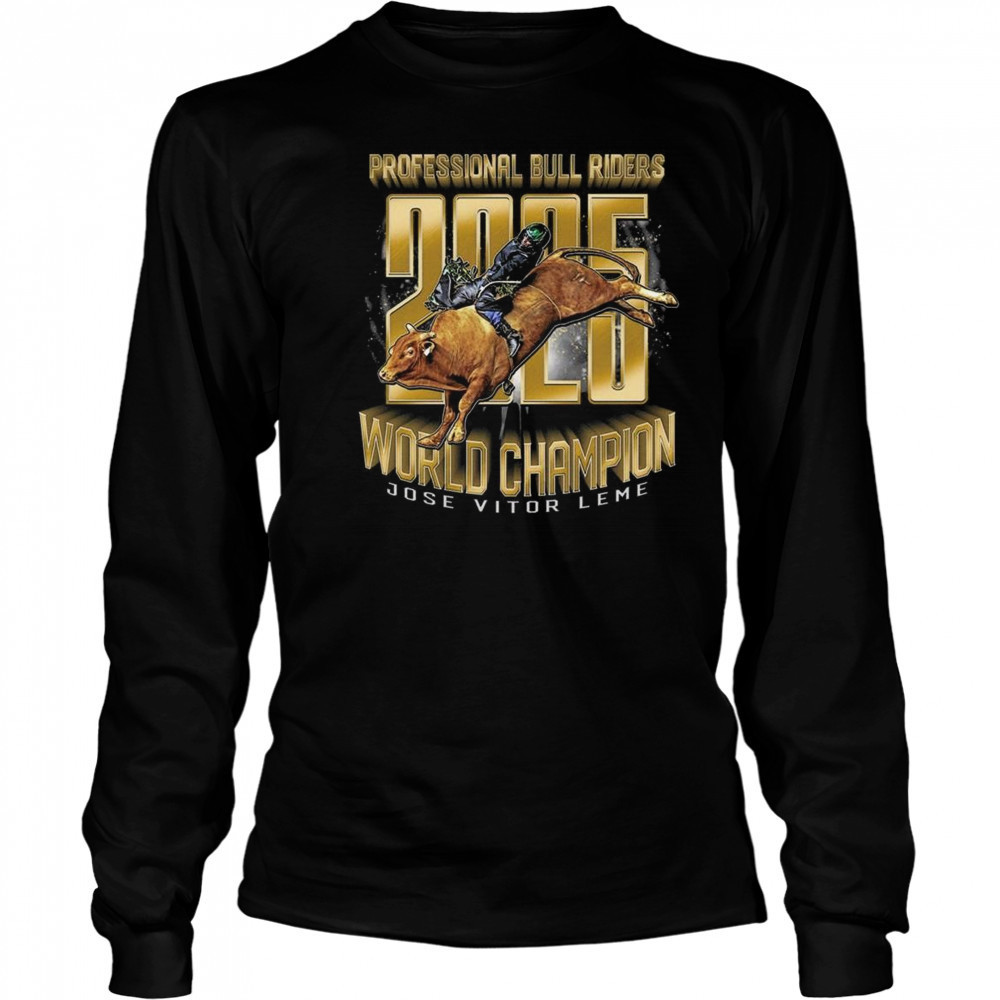 PBR 2025 World Champ José Vitor Leme Shirt Long Sleeved