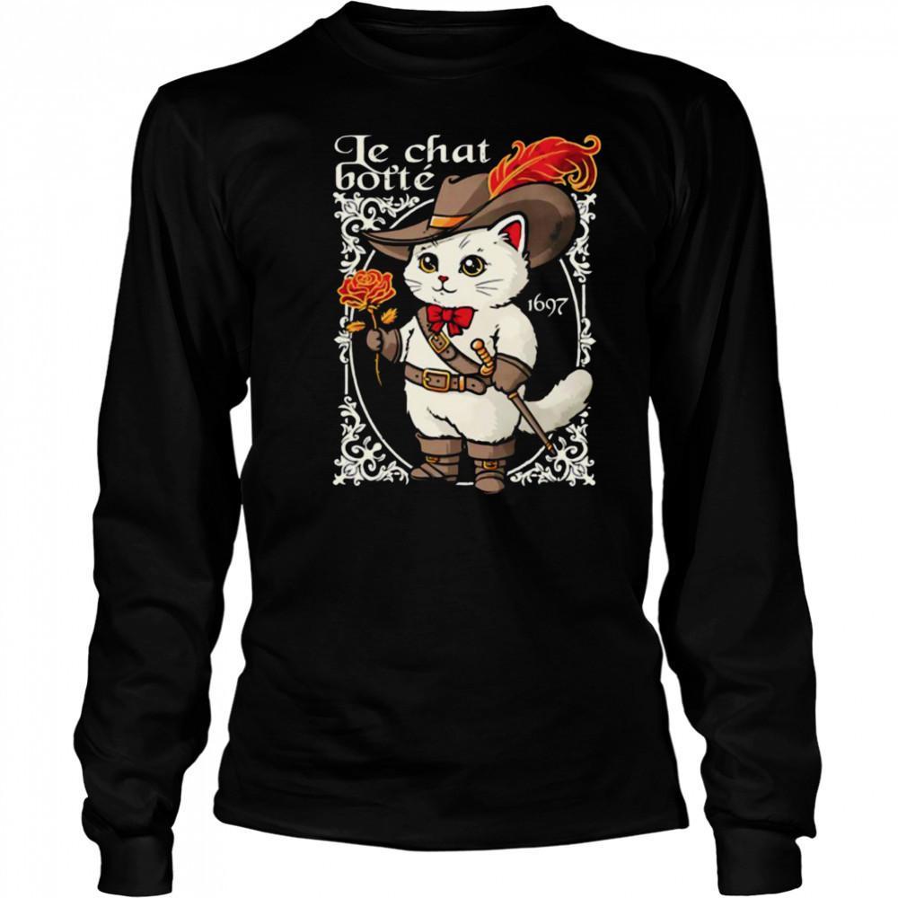Puss in Boots Le Chat Botte 1697 T shirt Long Sleeved
