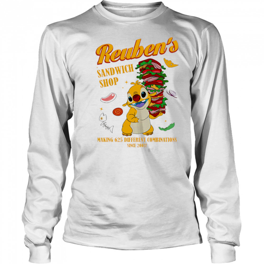 Reuben’s Sandwich Shop Haring 625 Different Combinations shirt Long Sleeved
