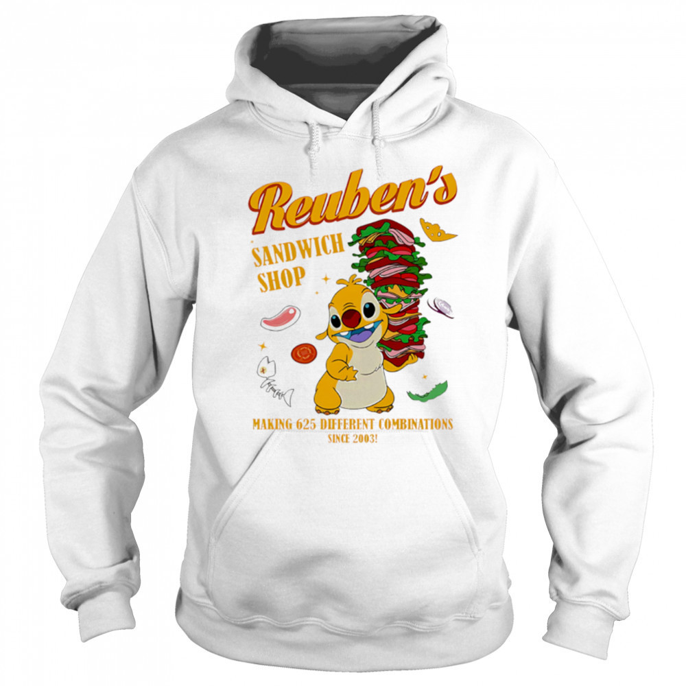 Reuben’s Sandwich Shop Haring 625 Different Combinations shirt Hoodie