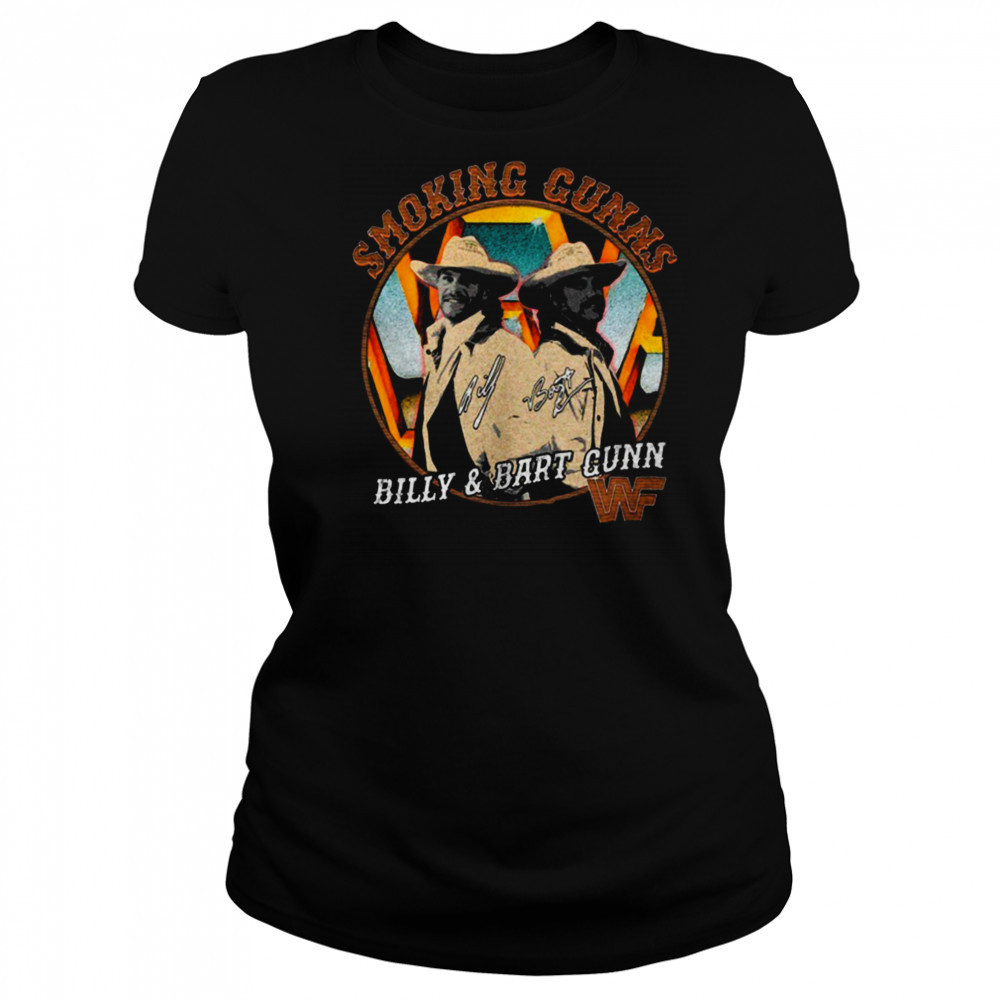 Smoking Gunns Billy and Bart Gunn signatures shirt Women's T-shirt