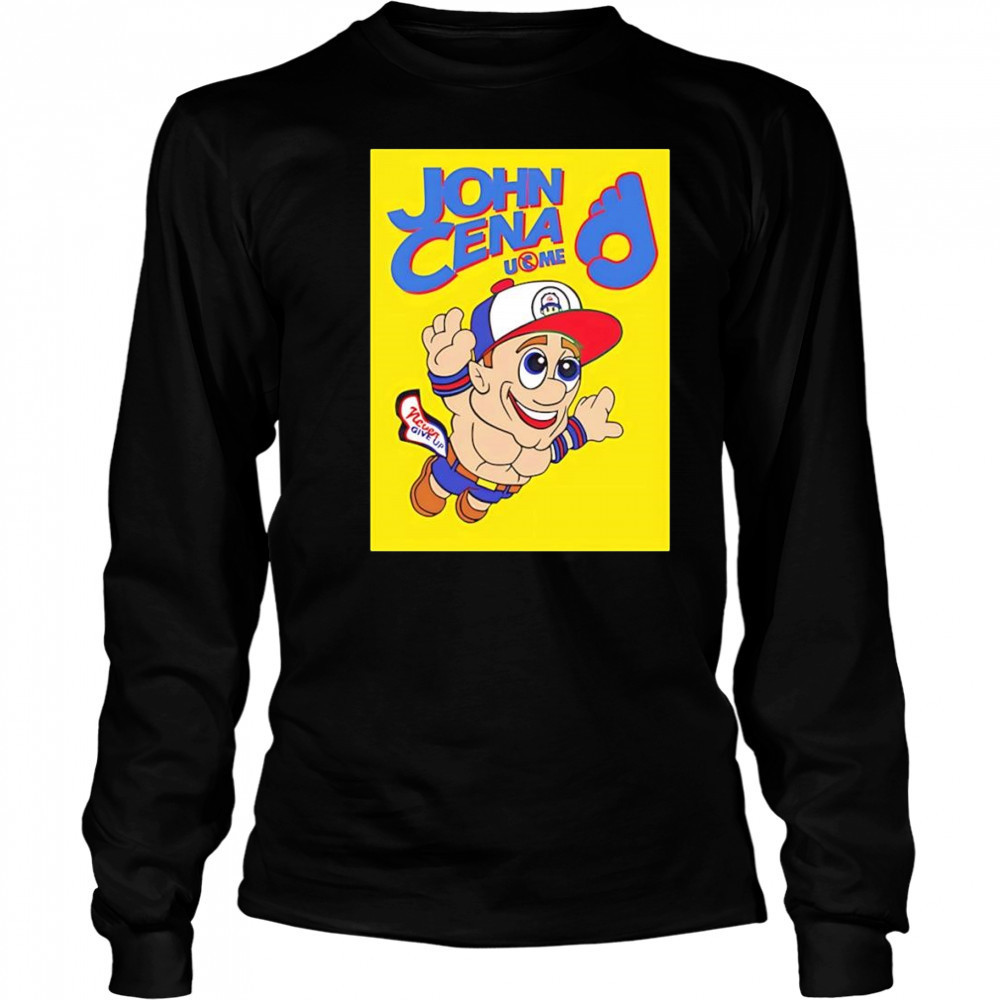Super Mario John Cena U can’t see me shirt Long Sleeved