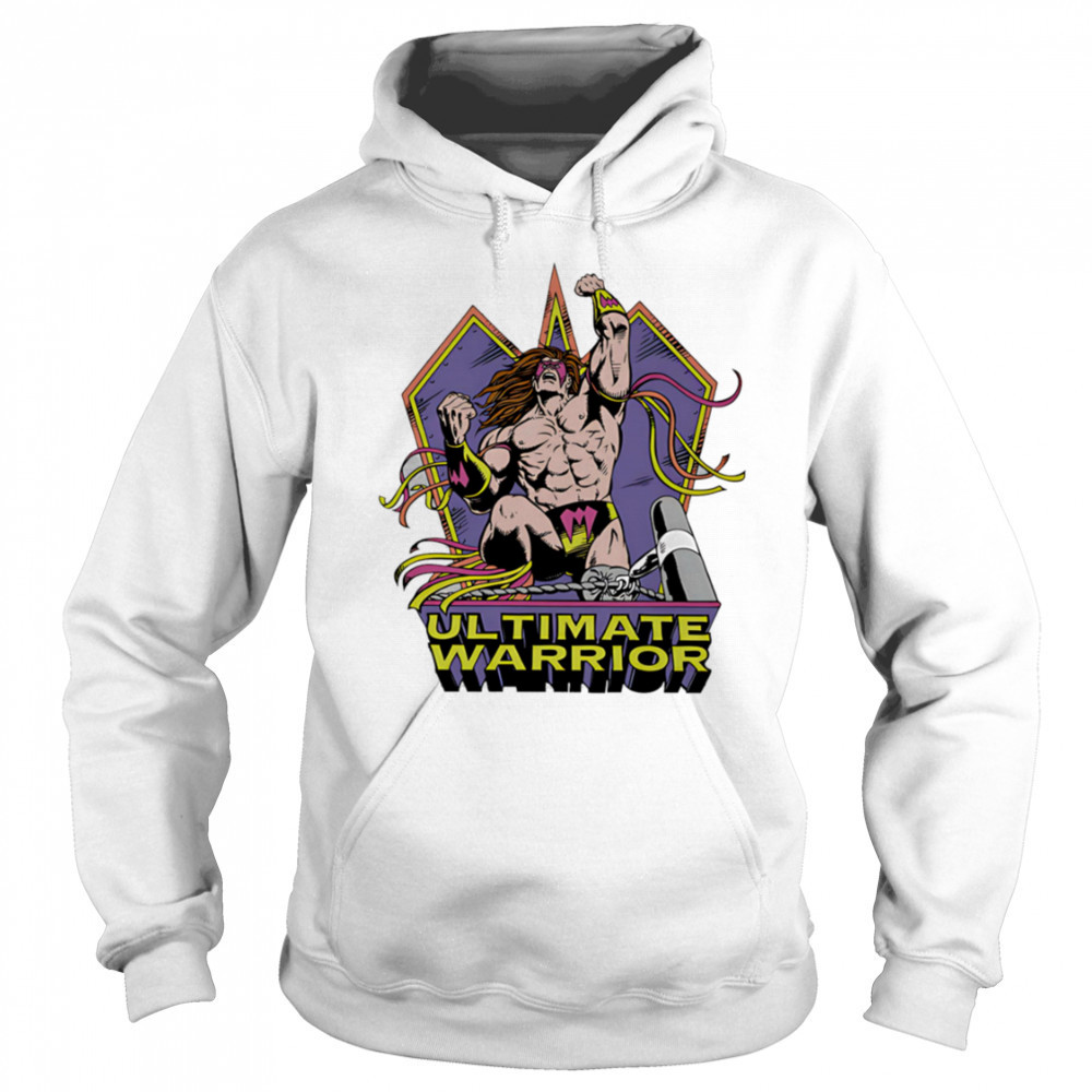 WWE Ultimate Warrior Retro Vector shirt Hoodie
