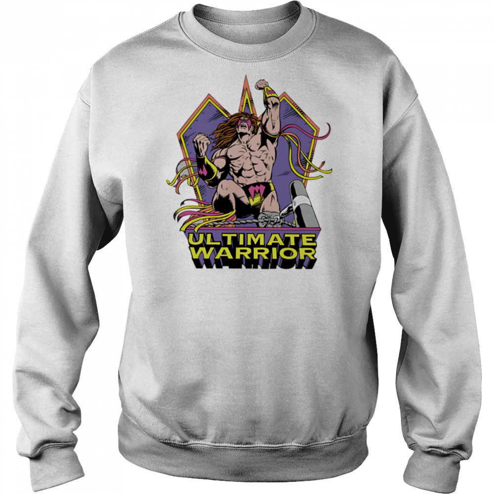 WWE Ultimate Warrior Retro Vector shirt Sweatshirt
