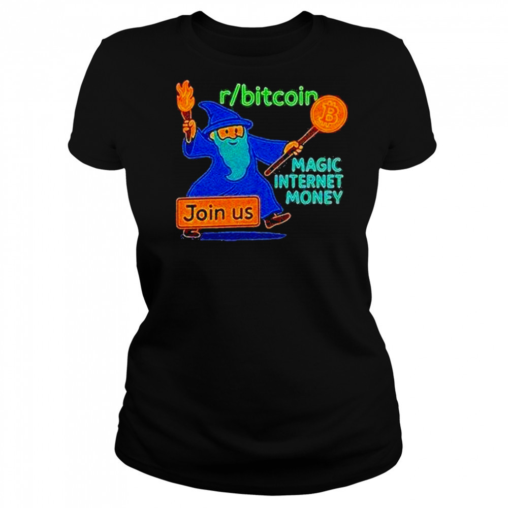 Bitcoin Wizard Magic Internet Money Shirt Women's T-shirt