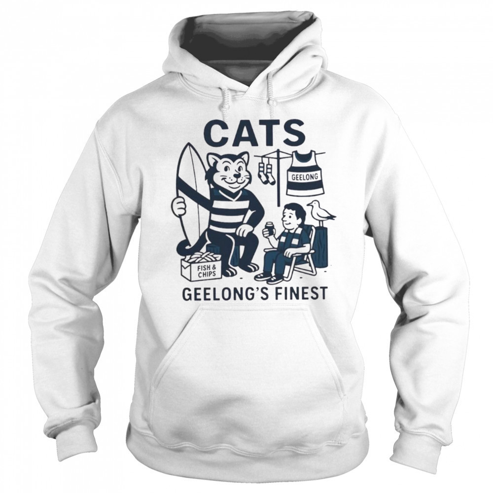 Cats Geelong’s finest cartoon shirt Hoodie