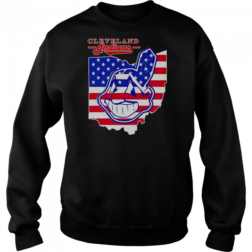 Cleveland Indians Map T-Shirt Sweatshirt