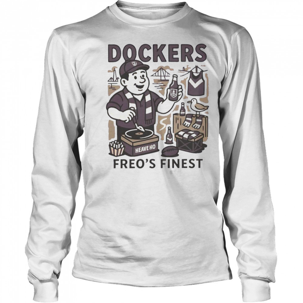 Dockers Freo’s finest cartoon shirt Long Sleeved