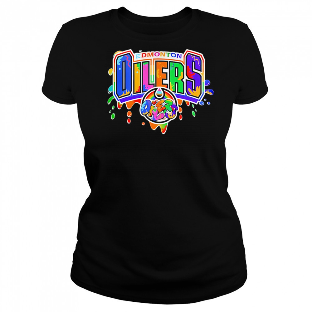 Edmonton Oilers x 2025 Pride Month Personalized Graffiti shirt Women's T-shirt
