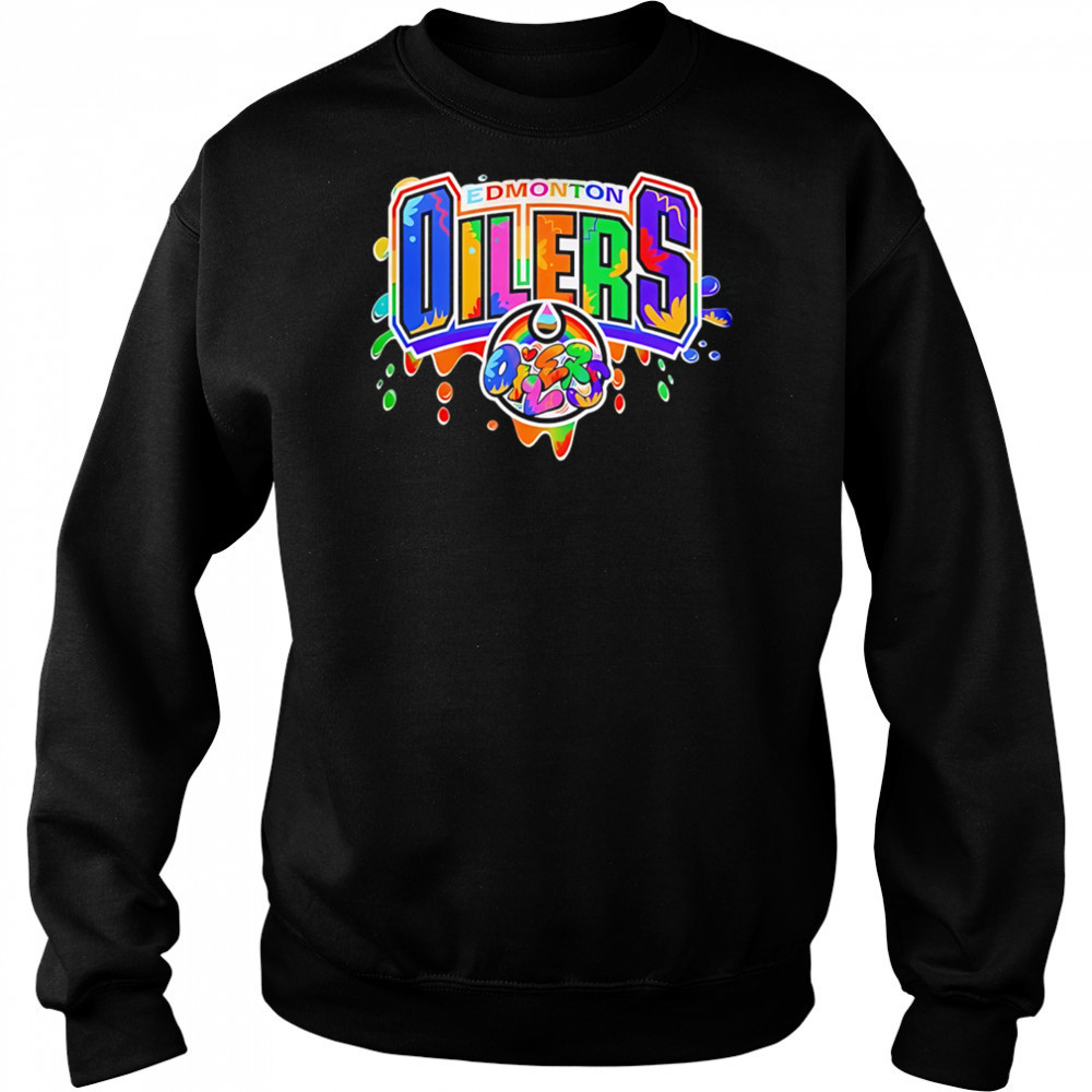Edmonton Oilers x 2025 Pride Month Personalized Graffiti shirt Sweatshirt