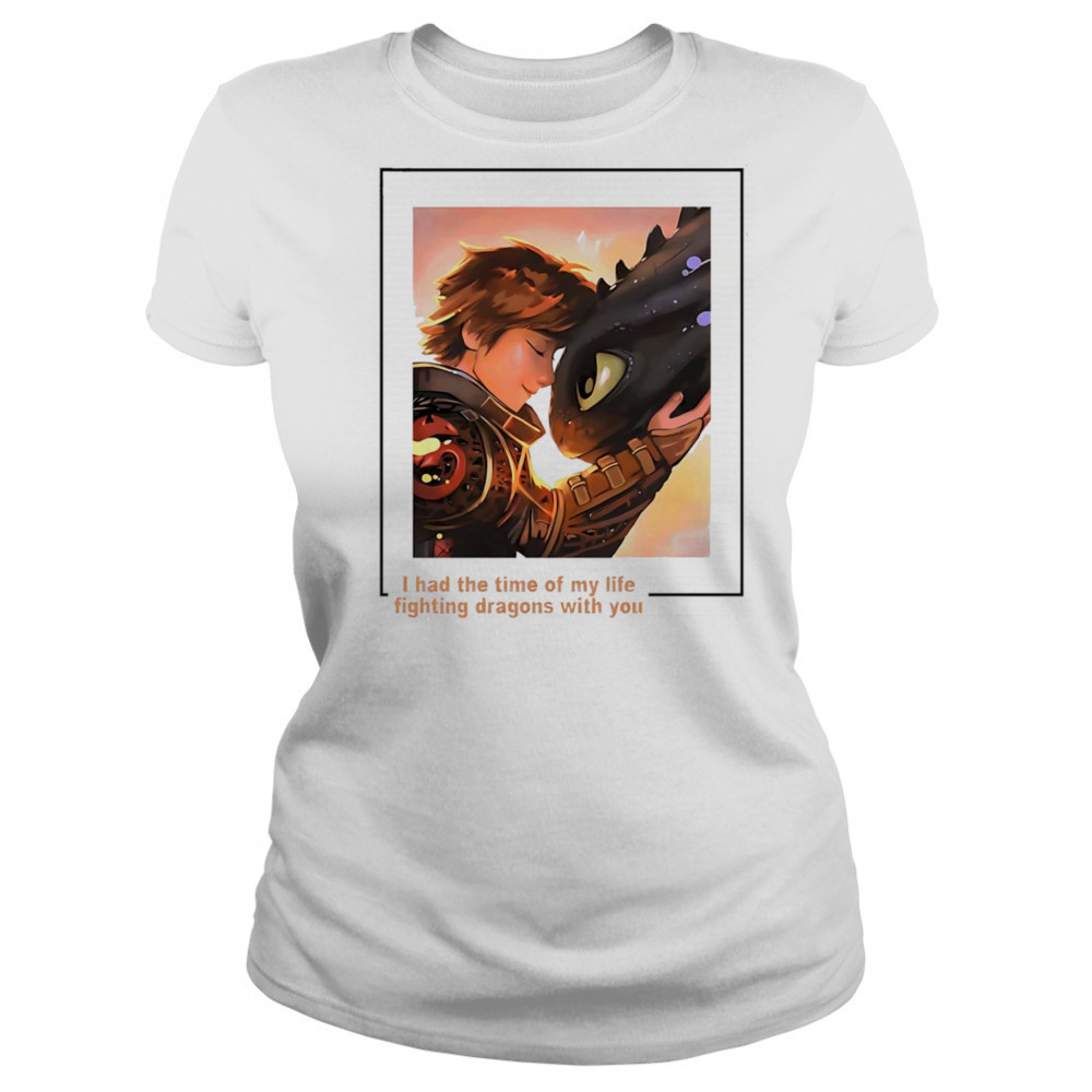 Fighting Dragon With You Toothless shirt Women's T-shirt