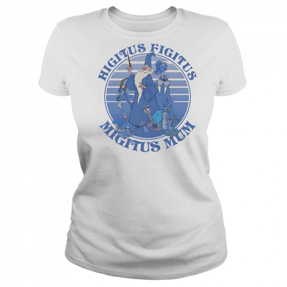 Higitus Figitus Migitus Mum Merlin retro shirt Women's T-shirt