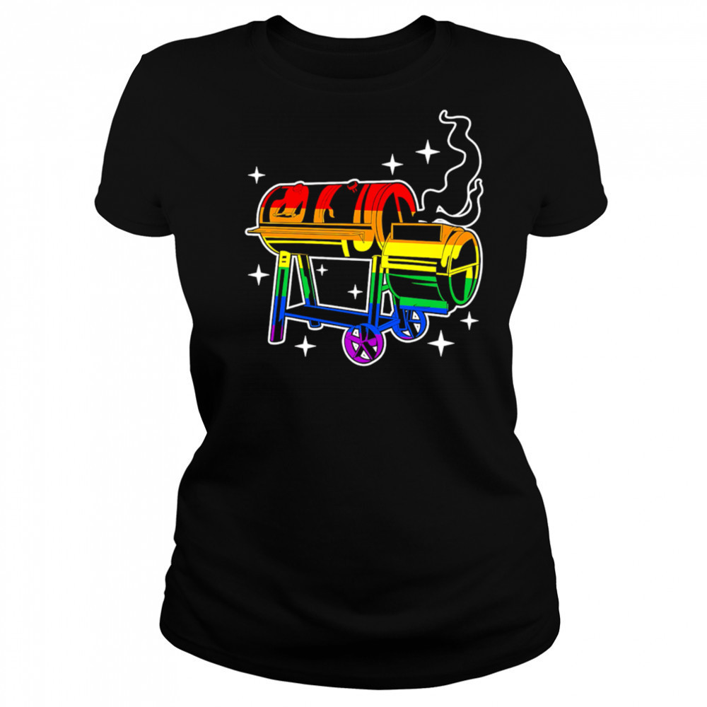 LGBTQ Pride Gay Smoker and Smoking BBQ shirt Women's T-shirt