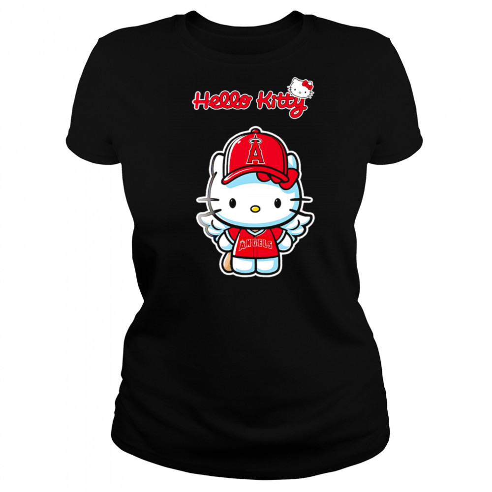 Los Angeles Angels Kitty 2025 Red shirt Women's T-shirt