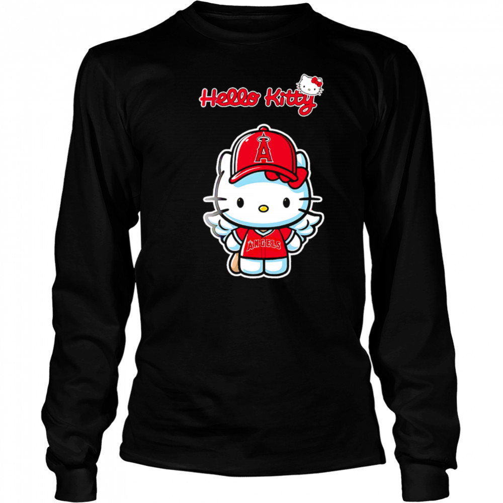 Los Angeles Angels Kitty 2025 Red shirt Long Sleeved