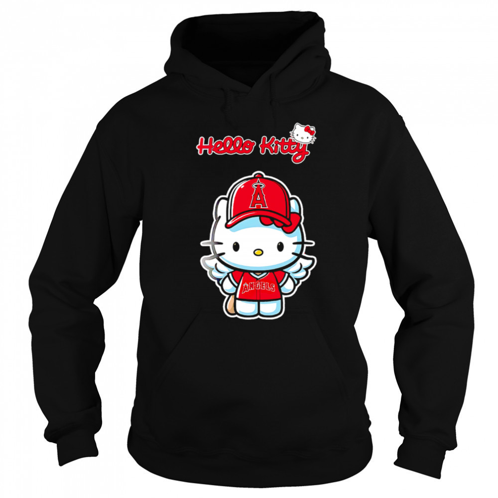 Los Angeles Angels Kitty 2025 Red shirt Hoodie