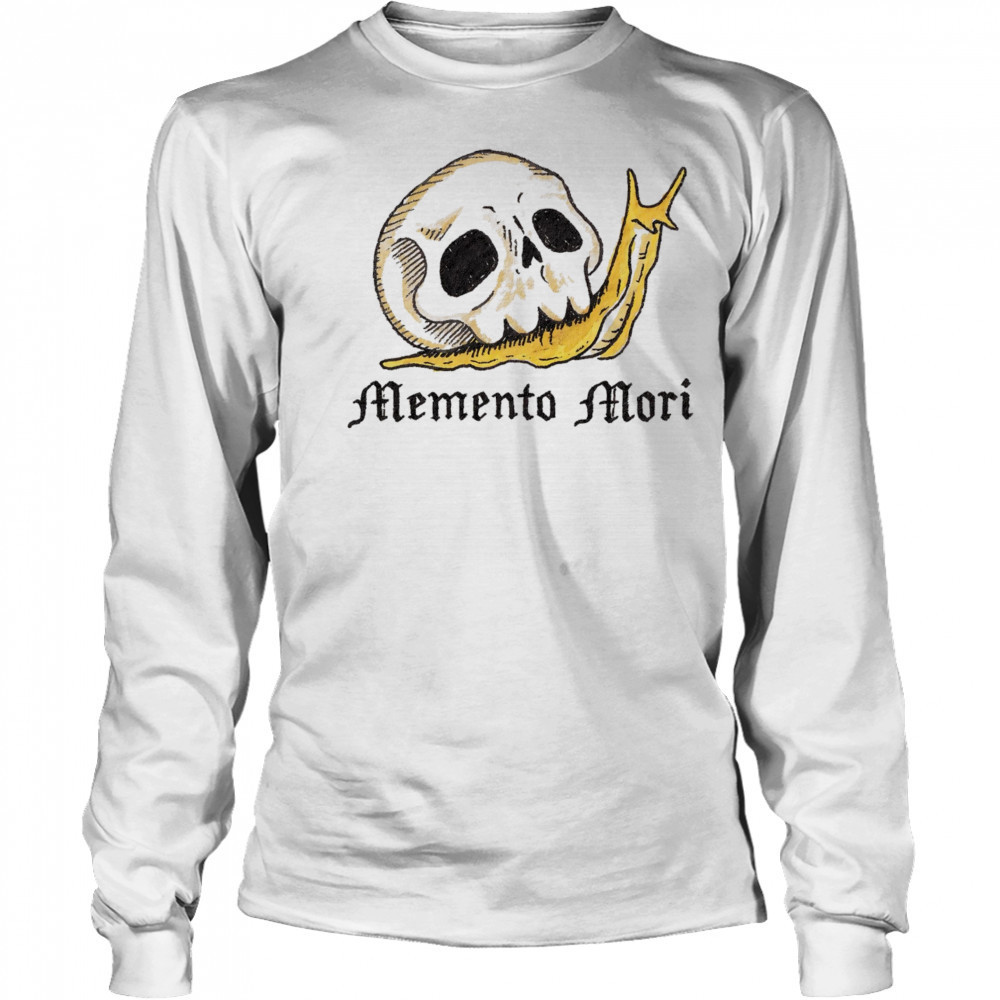 Memento mori skull shirt Long Sleeved