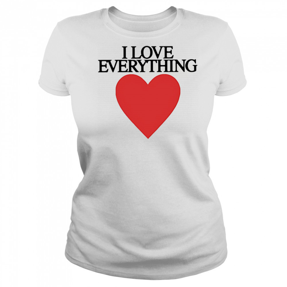 Mira joyce I love everything heart shirt Women's T-shirt