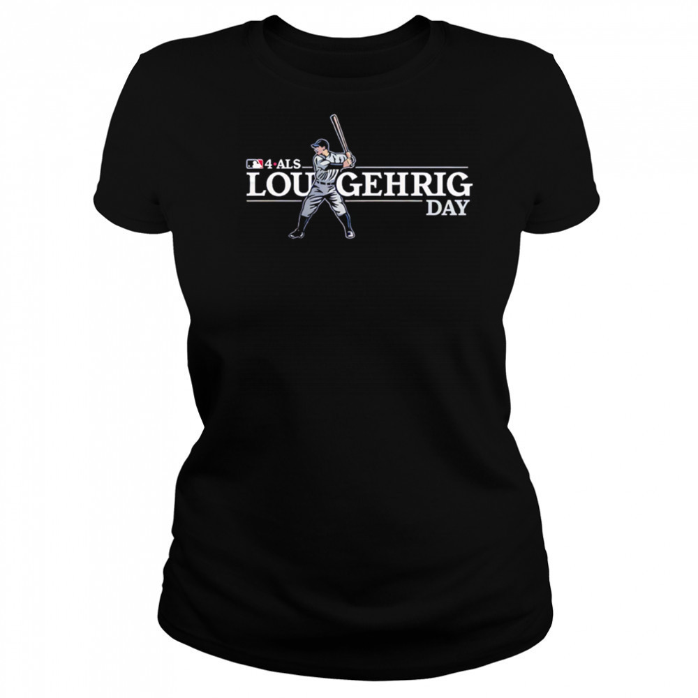 New york yankees x 2025 lou gehrig day shirt Women's T-shirt