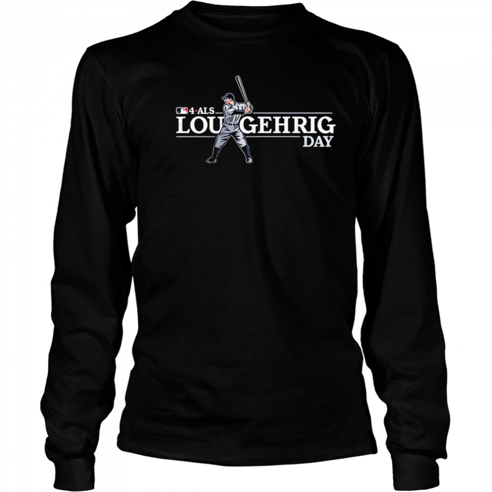 New york yankees x 2025 lou gehrig day shirt Long Sleeved